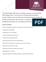 Lbo Model Preparation