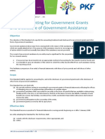 Ias 20 Accounting For Government Grants and Disclosure of Government Assistance Summary