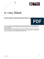 K-TAG Slave: Instruction Manual and User's Guide