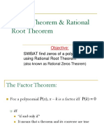 3.3 Rational Root Theorem