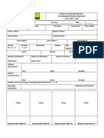 Account Opening Form