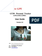 GT30 GPS+SMS+GPRS Personal Tracker UserGuide V4.6.2