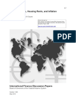 Monetary Policy, Housing Rents, and Inflation Dynamics: International Finance Discussion Papers