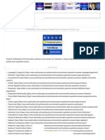 Language & Linguistics - Professional Communication Questions & Answers - Sanfoundry