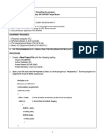 Practical Work 3: A. PIC Programming in C & Simulating The Program. B. Hardware Application Using PIC18F4550 Target Board Objectives