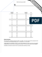 Accounting: Paper 0452/01 Multiple Choice