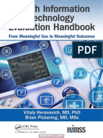 Health Information Technology Evaluation Handbook From Meaningful Use To Meaningful Outcome