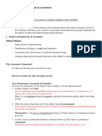 Unit I. Fundamental Concepts in Assessment Assessment-: Technical Term