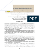 Land Use Reclassification and Land Use Conversion in The Philippines - Functions of Various Agencies On Land Use Reclassification and Conversion PDF