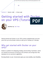 Getting Started With Docker On Your VPS (Tutorial) - Serverwise