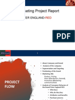 Marketing Project - Peter England-Red