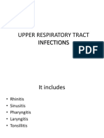 Upper Respiratory Tract Infections