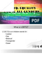 LGBTQ: Equality Among All Genders