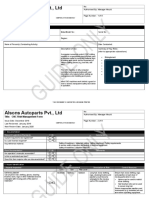 CNC Maching Ceneter Risk MGT Form