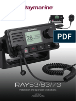 Ray53, Ray63, Ray73 Installation and Operation Instructions 81381-2-En