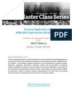 Practical Application of ASME BPV Code Section VIII Division 1