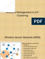 Resource Management in Iot-Clustering