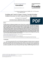 Modeling and Control of Quasi Z-Source Cascaded H-Bridge Multilevel Inverter For Grid Connected Photovoltaic Systems