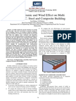 Study of Seismic and Wind Effect On Multi Storey R.C.C. Steel and Composite Building