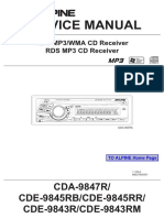 Alpine-CDA9847 - CDE9843 - 9845 Carradio PDF