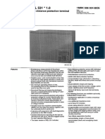 REL 531-1-0 Line Distance Protection Terminal