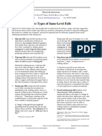 Five Types of Same Level Falls