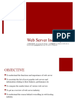 Web Server Industry: Effort by