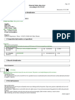 Material Safety Data Sheet According To 91/155 EC