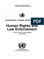 Human Rights and Law Enforcement: Professional Training Series No. 5/add.2