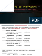 Summative Test in English V