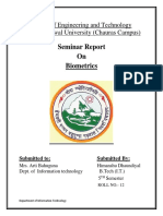 Report Final Biometrics by Himanshu