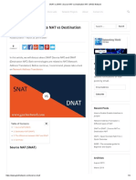 SNAT Vs DNAT - Source NAT Vs Destination NAT - GNS3 Network