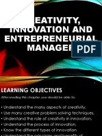 Creativity Innovation and Entrepreneurial Manager 1