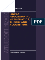 Linear Programming Mathematics Theory and Algorithms