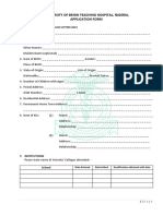 Ubth Application Form Original