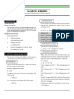 Chemical Kinetics: T 0 ' o D (R) D (P) R DT DT