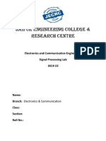 Signal and System Lab File Format