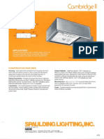 Spaulding Lighting Cambridge II Spec Sheet 1-87