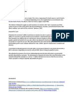 Determinants For Land Demand