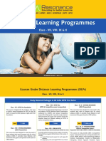 Distance Learning Programmes: Class - Vii, Viii, Ix & X