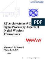 RF Architectures & Digital Signal Processing Aspects of Digital Wireless Transceivers