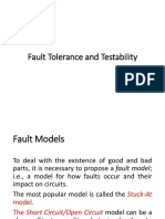 Fault Tolerance and Testability