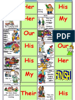 Possessive Pronouns Dominoes