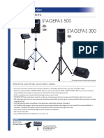 STAGEPAS500 300 Datasheet