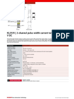 KL2535 - 2-Channel Pulse Width Current Terminal 1 A, 24 VDC