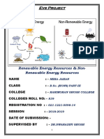 Energy Renewable Energy