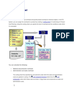 Applied Overhead: Costing Sheet