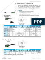 Solenoid Valve Cables and Connectors: Features