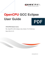 OpenCPU GCC Eclipse User Guide V1 0 Preliminary