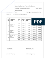 Turret CT &tan Delta Report